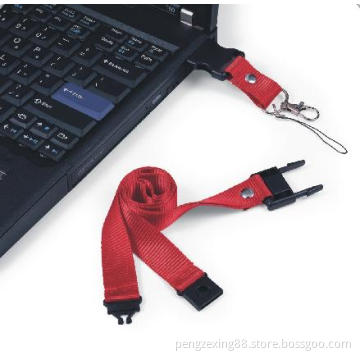 Polymer Lanyard USB Flash Disk, Customized Designs and Logos